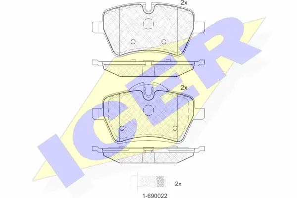 Brake Pad Set, disc brake (181756)