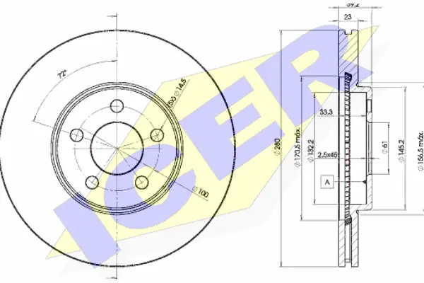 Brake Disc (78BD5300-2)
