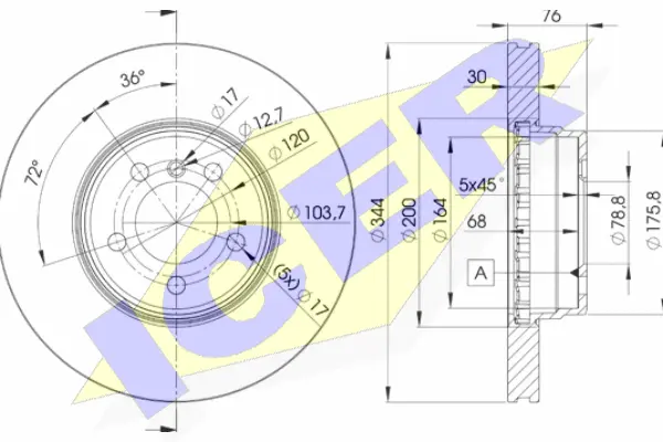 Brake Disc (78BD2207-2)
