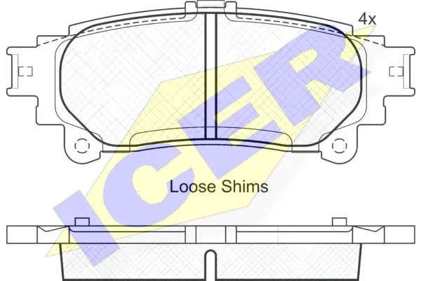 Brake Pad Set, disc brake (181983)