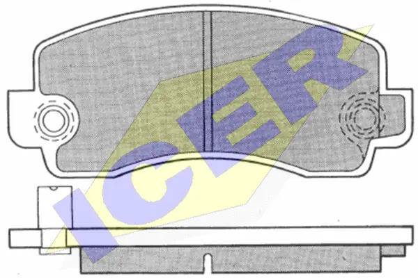 Brake Pad Set, disc brake (180196)