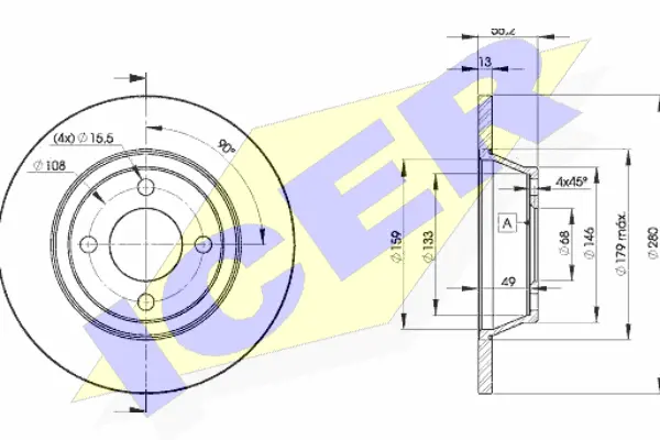 Brake Disc (78BD8014-2)
