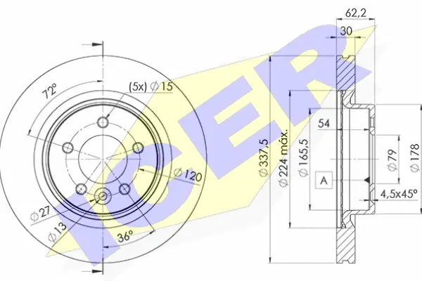Brake Disc (78BD7362-2)