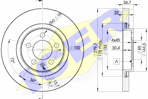Brake Disc (78BD5603-2)
