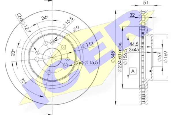 Brake Disc (78BD3504-2)