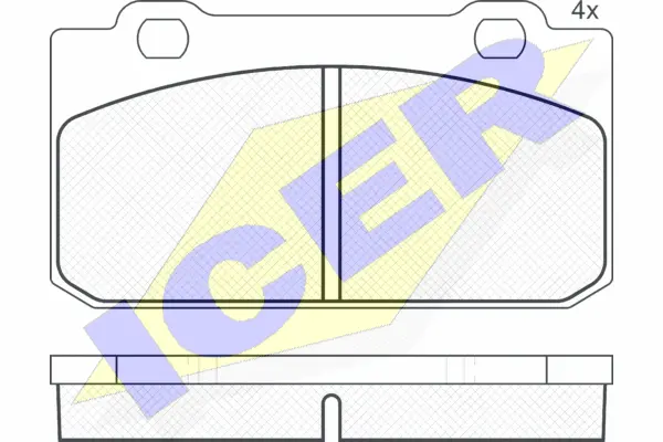 Brake Pad Set, disc brake (180477)