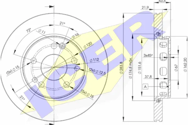 Brake Disc (78BD2312-2)