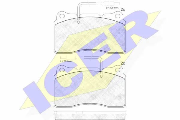 Brake Pad Set, disc brake (181424)