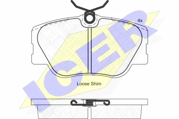 Brake Pad Set, disc brake (180510-400)