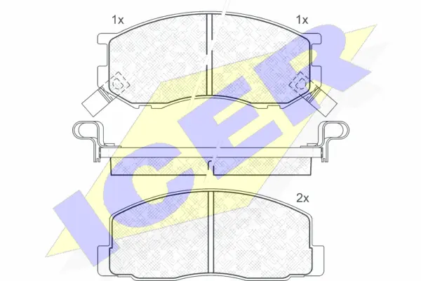 Brake Pad Set, disc brake (140524)