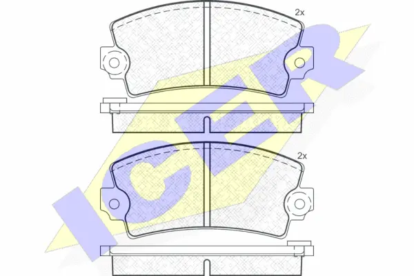 Brake Pad Set, disc brake (180101)