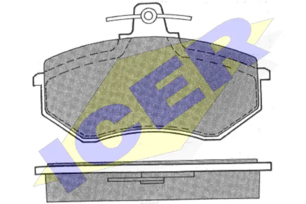Brake Pad Set, disc brake (180466)