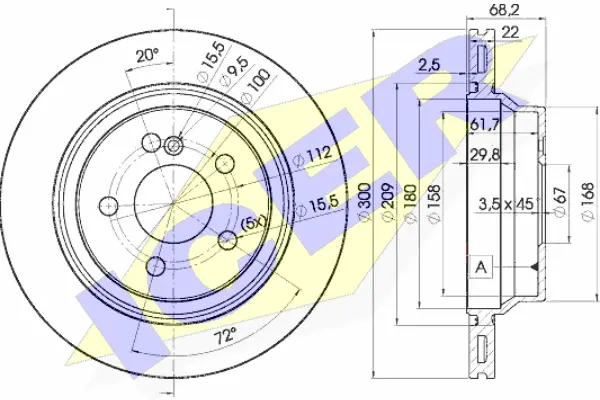 Brake Disc (78BD0910-2)