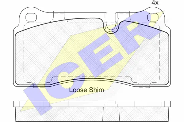 Brake Pad Set, disc brake (182121)