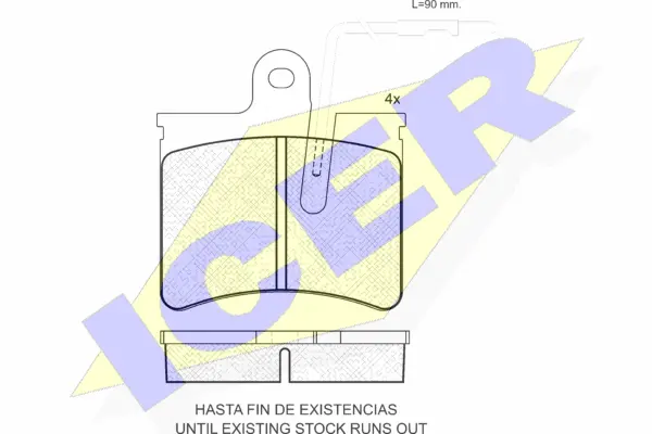Brake Pad Set, disc brake (180358)