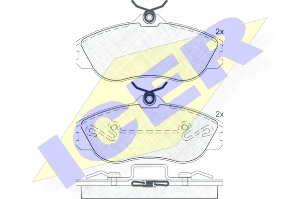 Brake Pad Set, disc brake (180871)