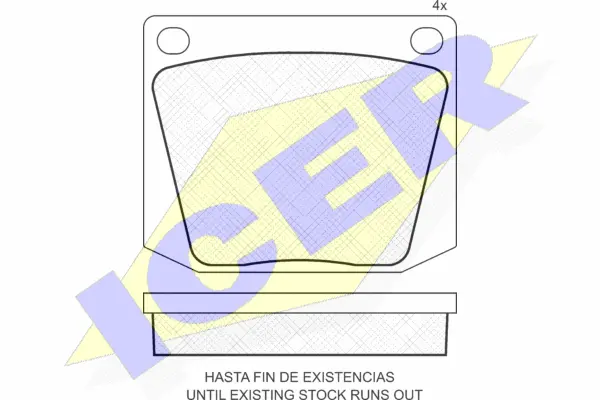 Brake Pad Set, disc brake (180010)
