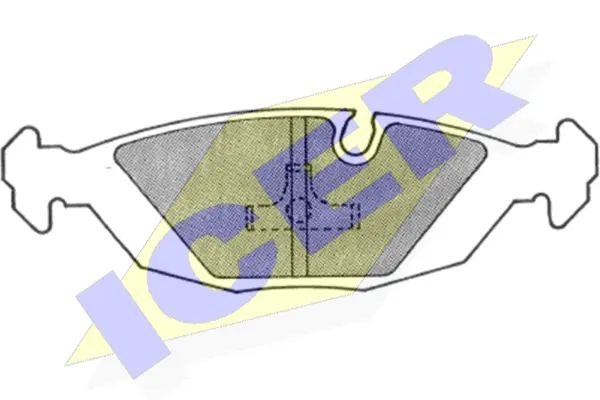 Brake Pad Set, disc brake (180686)