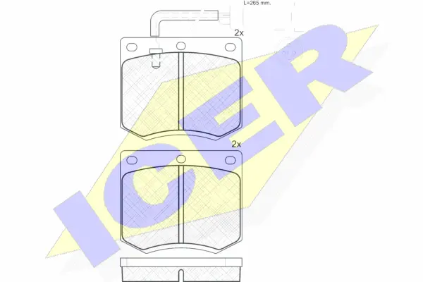 Brake Pad Set, disc brake (180402)