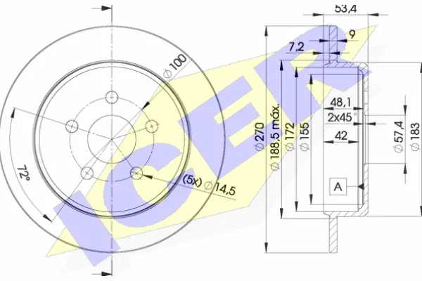Brake Disc (78BD5114-2)