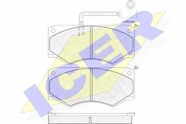 Brake Pad Set, disc brake (140904)