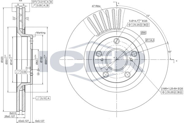 Brake Disc (78BD0047-1)