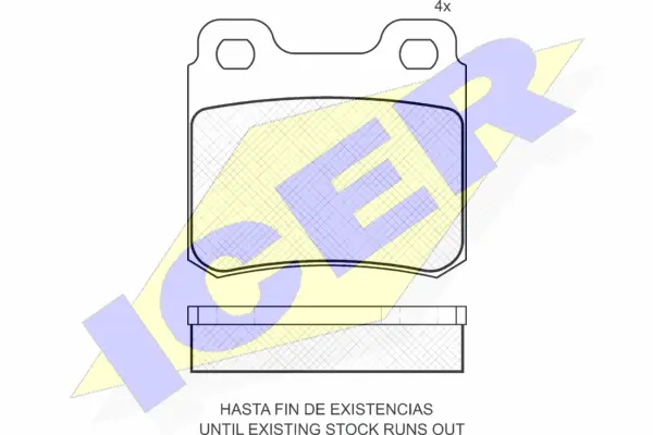 Brake Pad Set, disc brake (180772)