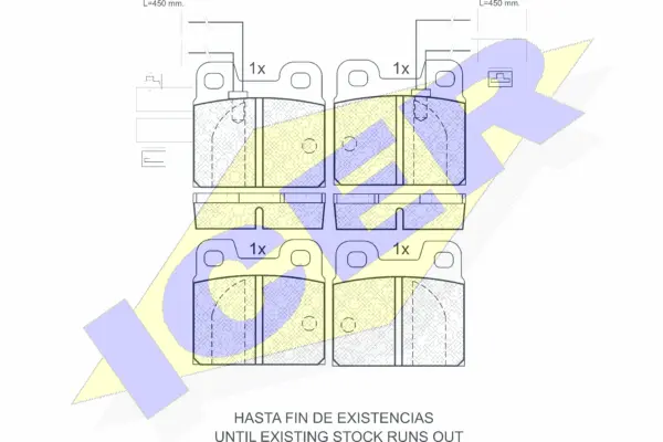 Brake Pad Set, disc brake (180529-203)
