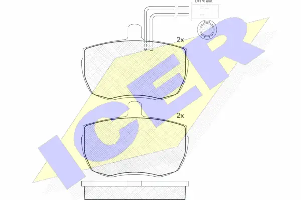 Brake Pad Set, disc brake (140935)