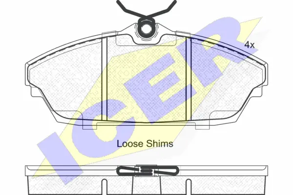 Brake Pad Set, disc brake (182026)