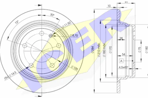 Brake Disc (78BD1387-2)
