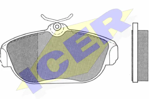 Brake Pad Set, disc brake (180889)