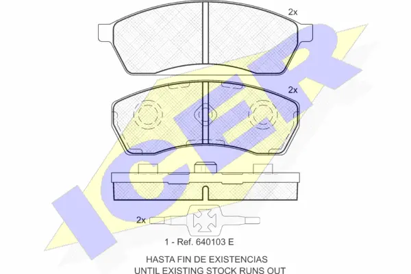Brake Pad Set, disc brake (181292)