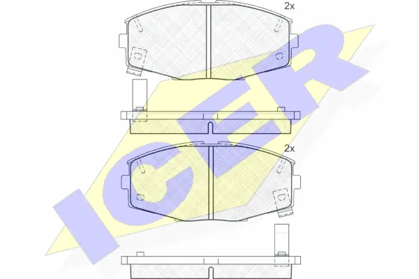 Brake Pad Set, disc brake (180617)
