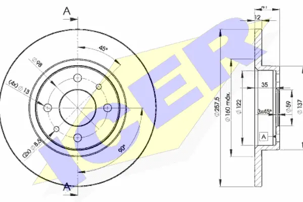 Brake Disc (78BD3466-2)