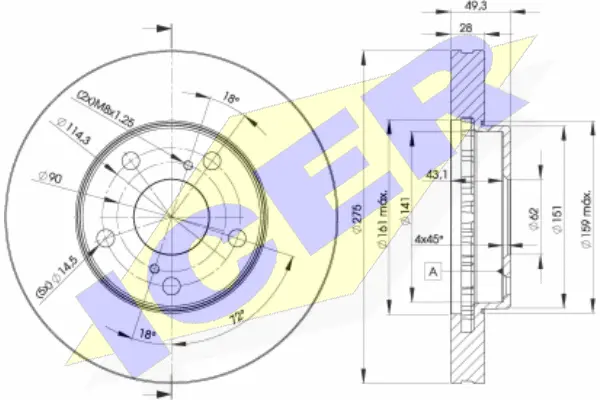 Brake Disc (78BD3304-2)