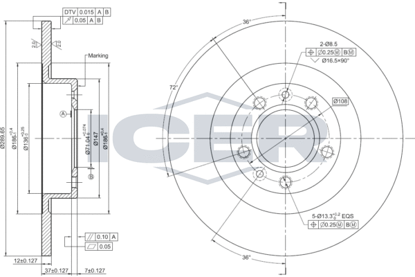 Brake Disc (78BD0040-2)
