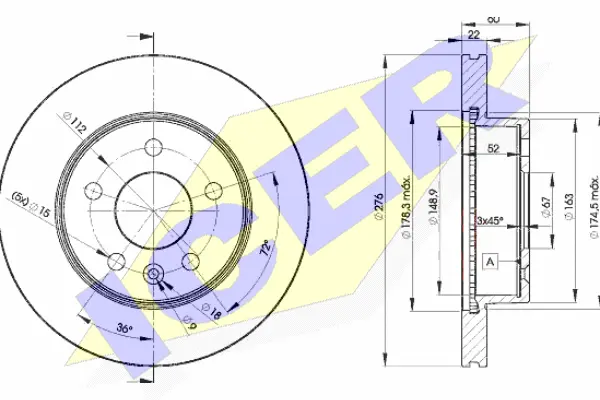 Brake Disc (78BD6380-2)