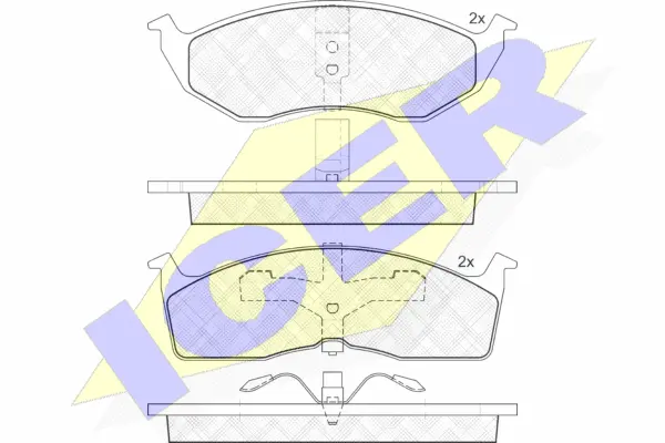 Brake Pad Set, disc brake (181377)