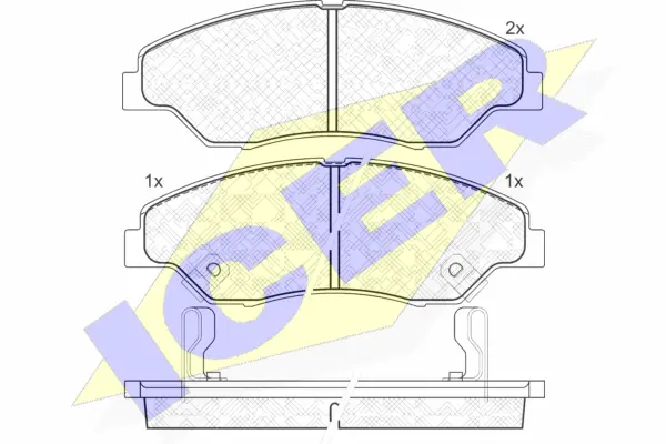 Brake Pad Set, disc brake (181370)