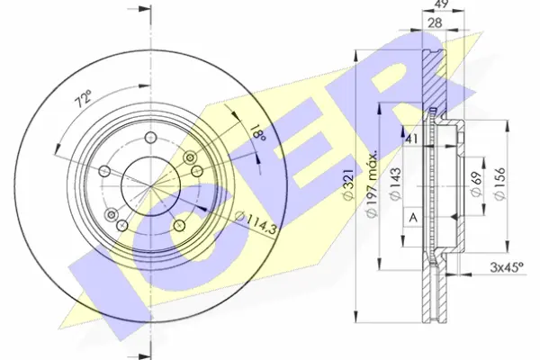 Brake Disc (78BD4051-2)