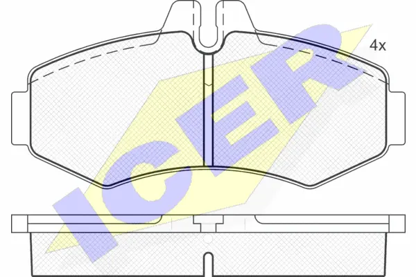 Brake Pad Set, disc brake (141288)