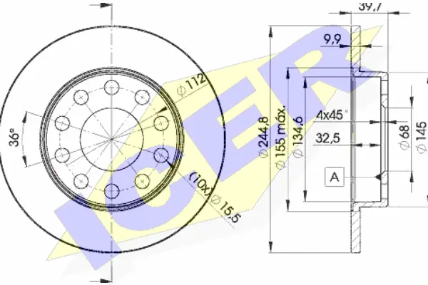 Brake Disc (78BD3637-2)