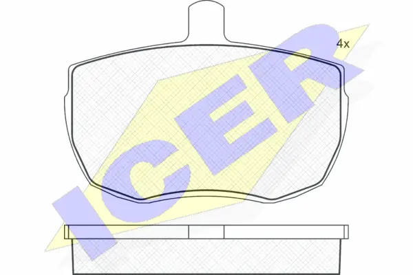 Brake Pad Set, disc brake (180230)