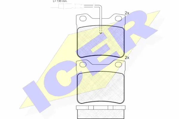Brake Pad Set, disc brake (141241)