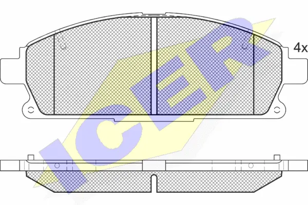 Brake Pad Set, disc brake (181521-396)