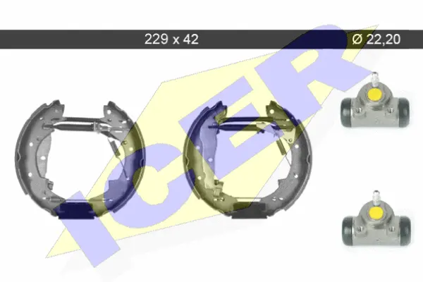 Brake Shoe Set (79KT0075 C)