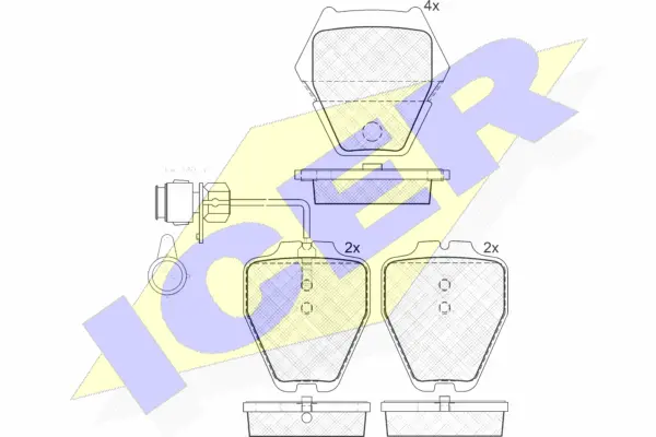 Brake Pad Set, disc brake (181565)