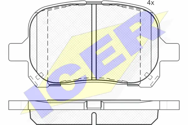 Brake Pad Set, disc brake (181632)