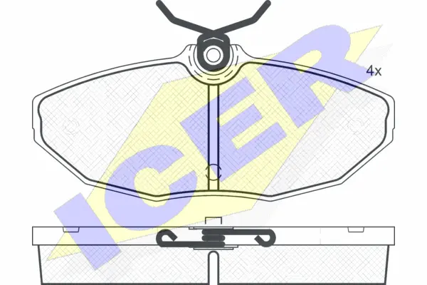 Brake Pad Set, disc brake (181546)